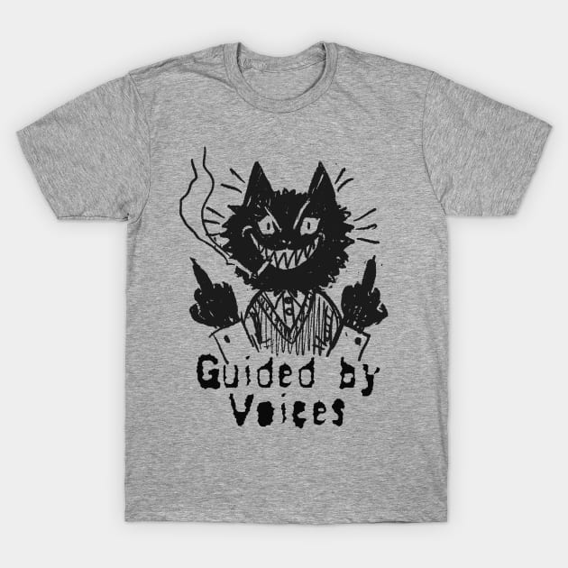 guided by voices and the bad cat T-Shirt by vero ngotak